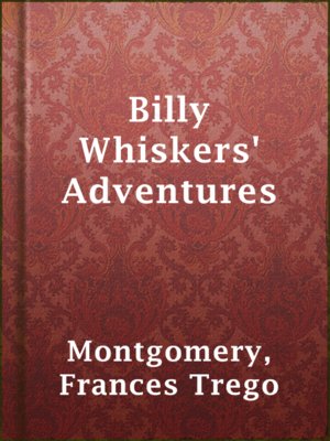 cover image of Billy Whiskers' Adventures
